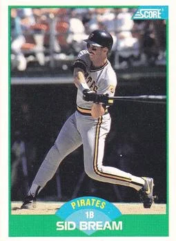 1989 Score Sid Bream #48 card image