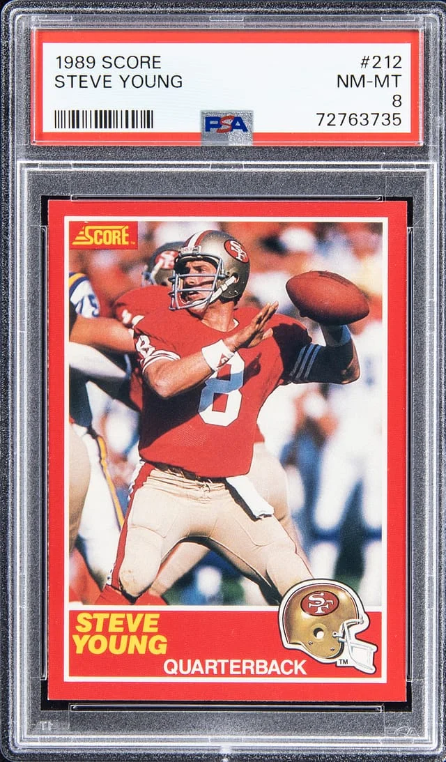 1989 Score Steve Young #212 card image