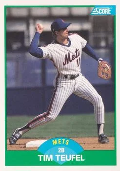 1989 Score Tim Teufel #58 card image