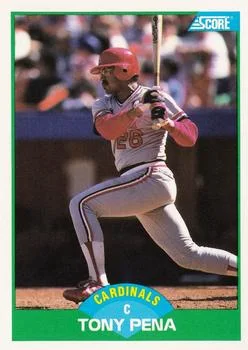 1989 Score Tony Pena #36 card image
