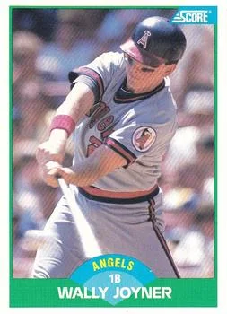 1989 Score Wally Joyner #65 card image