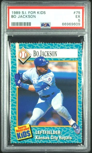 1989 S.I. For Kids Bo Jackson #75 card image
