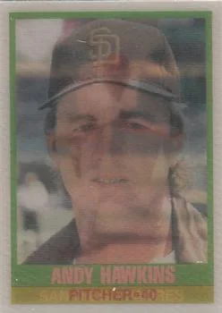 1989 Sportflics Andy Hawkins #84 card image