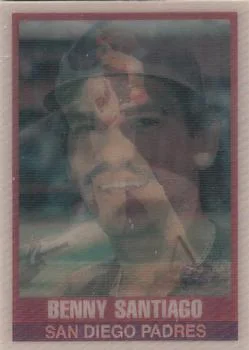 1989 Sportflics Benny Santiago #22 card image
