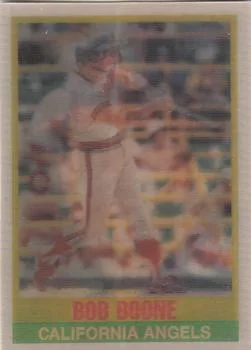 1989 Sportflics Bob Boone #40 card image