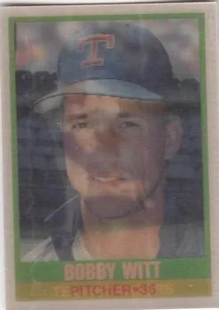 1989 Sportflics Bobby Witt #82 card image