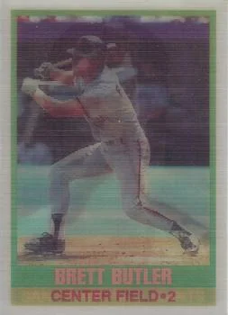 1989 Sportflics Brett Butler #31 card image