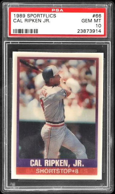 1989 Sportflics Cal Ripken Jr. #66 card image