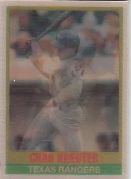 1989 Sportflics Chad Kreuter #43 card image