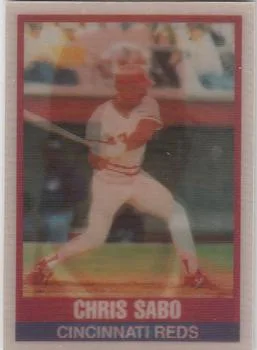 1989 Sportflics Chris Sabo #13 card image