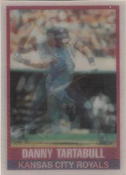 1989 Sportflics Danny Tartabull UERUER: Actually born in San Juan #46 card image