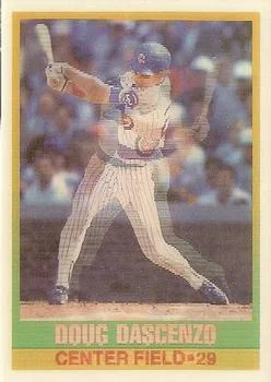 1989 Sportflics Doug Dascenzo #42 card image