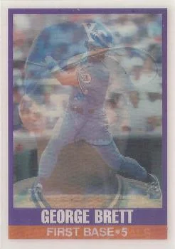 1989 Sportflics George Brett #64 card image