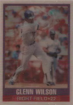 1989 Sportflics Glenn Wilson #12 card image