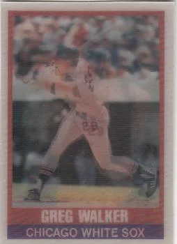 1989 Sportflics Greg Walker #19 card image