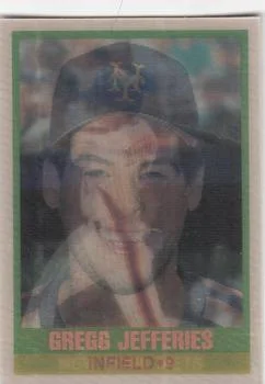 1989 Sportflics Gregg Jefferies #90 card image