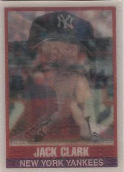 1989 Sportflics Jack Clark #26 card image
