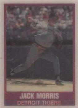 1989 Sportflics Jack Morris #5 card image