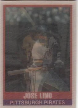 1989 Sportflics Jose Lind #62 card image
