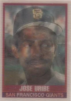 1989 Sportflics Jose Uribe #61 card image
