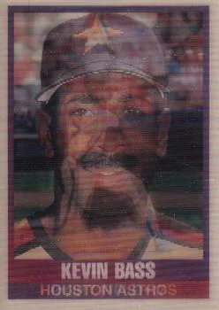 1989 Sportflics Kevin Bass #11 card image
