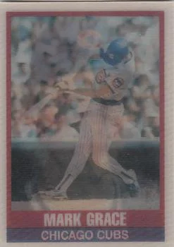 1989 Sportflics Mark Grace #15 card image