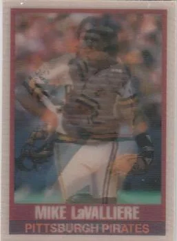 1989 Sportflics Mike LaValliere #98 card image