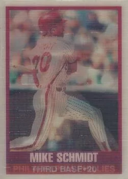 1989 Sportflics Mike Schmidt #21 card image