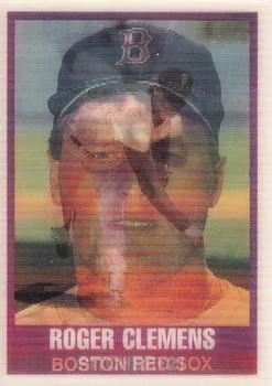 1989 Sportflics Roger Clemens #3 card image