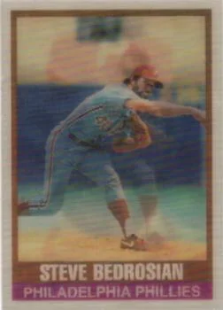 1989 Sportflics Steve Bedrosian #63 card image