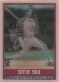 1989 Sportflics Steve Sax #58 card image