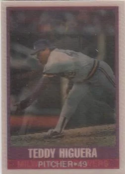 1989 Sportflics Teddy Higuera #47 card image