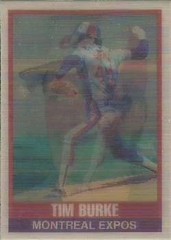 1989 Sportflics Tim Burke #73 card image