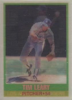 1989 Sportflics Tim Leary #81 card image