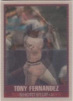 1989 Sportflics Tony Fernandez #93 card image