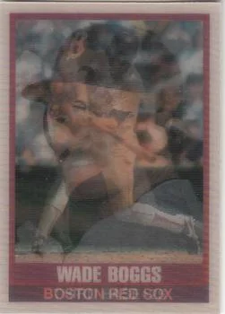 1989 Sportflics Wade Boggs #100 card image