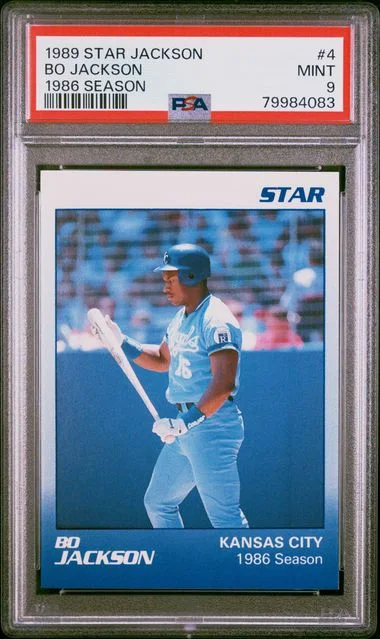 1989 Star Jackson 1986 Season Bo Jackson #4 card image