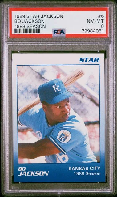 1989 Star Jackson 1988 Season Bo Jackson #6 card image