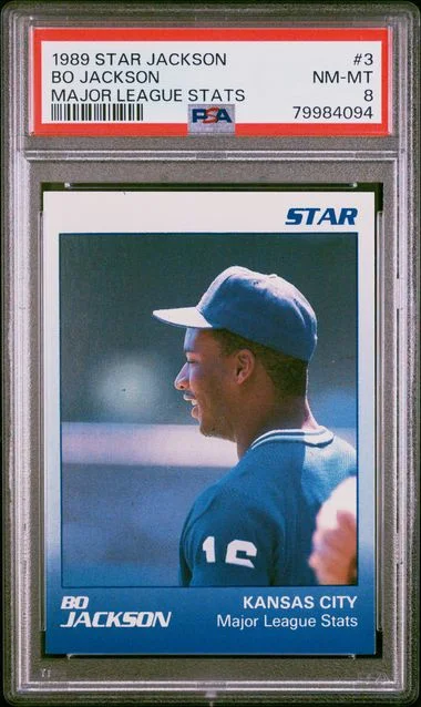 1989 Star Jackson Major League Stats Bo Jackson #3 card image