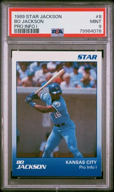 1989 Star Jackson Pro Info I Bo Jackson #8 card image