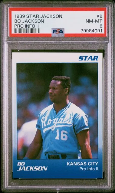 1989 Star Jackson Pro Info II Bo Jackson #9 card image