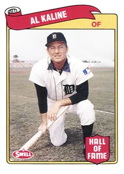 1989 Swell Baseball Greats Al Kaline #40 card image