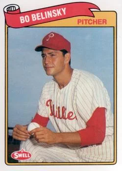 1989 Swell Baseball Greats Bo Belinsky #16 card image