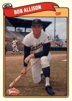 1989 Swell Baseball Greats Bob Allison #27 card image