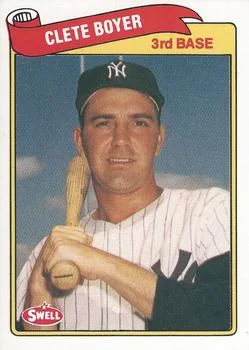 1989 Swell Baseball Greats Clete Boyer #94 card image