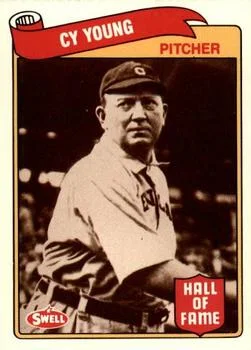1989 Swell Baseball Greats Cy Young #5 card image