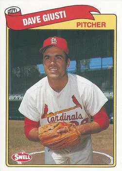 1989 Swell Baseball Greats Dave Giusti #58 card image