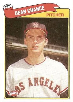 1989 Swell Baseball Greats Dean Chance #89 card image