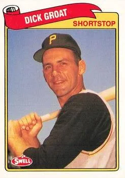 1989 Swell Baseball Greats Dick Groat #91 card image