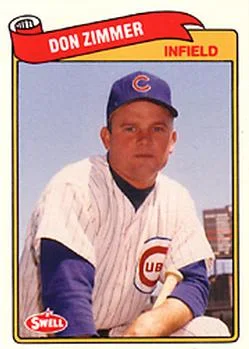 1989 Swell Baseball Greats Don Zimmer #23 card image